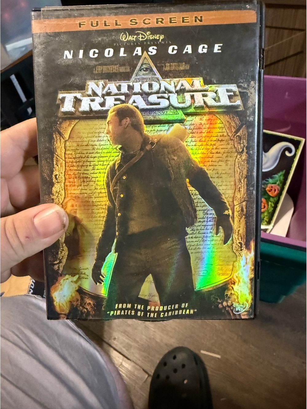 National Treasure DVD Full Screen Edition Featuring Nicolas Cage